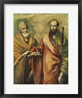 Framed Saints Peter and Paul