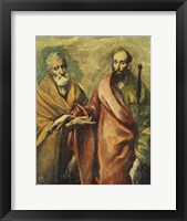 Framed Saints Peter and Paul