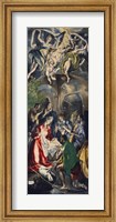 Framed Adoration of the Shepherds (vertical panel)