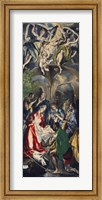 Framed Adoration of the Shepherds (vertical panel)