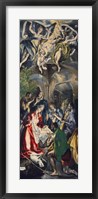 Framed Adoration of the Shepherds (vertical panel)