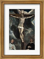 Framed Crucifixion with Two Donors
