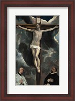 Framed Crucifixion with Two Donors