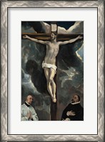 Framed Crucifixion with Two Donors