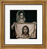 Framed Saint Veronica with the Sudarium