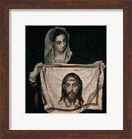 Framed Saint Veronica with the Sudarium