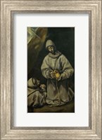 Framed Saint Francis in Meditation
