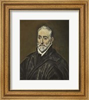 Framed Portrait of Antonio Covarrubias
