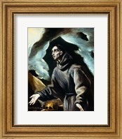Framed Saint Francis Receiving the Stigmata