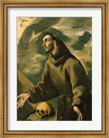 Framed Saint Francis Receives the Stigmata