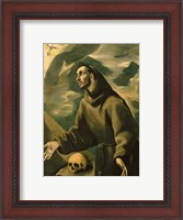 Framed Saint Francis Receives the Stigmata