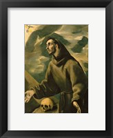 Framed Saint Francis Receives the Stigmata