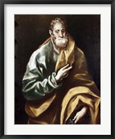 Framed Apostle Saint Peter, 1602-05