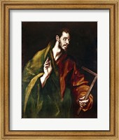 Framed Apostle Saint Thomas, 1602-05