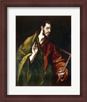 Framed Apostle Saint Thomas, 1602-05