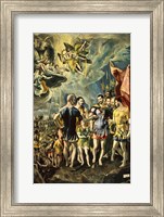 Framed Martyrom of St Maurice and the Theban Legion 1580