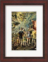 Framed Martyrom of St Maurice and the Theban Legion 1580