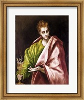 Framed Apostle Saint John the Evangelist