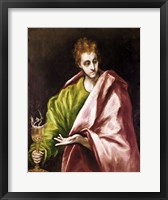Framed Apostle Saint John the Evangelist