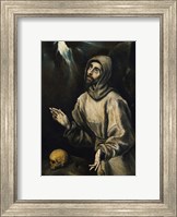 Framed St Francis Receiving the Stigmata