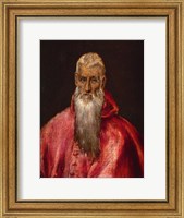 Framed Saint Jerome as a Cardinal