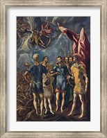 Framed Martyrdom of St Maurice and the Theban Legion, c 1580-1852