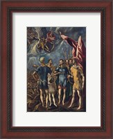 Framed Martyrdom of St Maurice and the Theban Legion, c 1580-1852