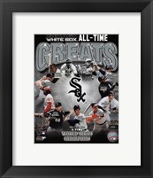 Framed Chicago White Sox All-Time Greats