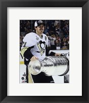 Framed Evgeni Malkin with the Stanley Cup Game 6 of the 2016 Stanley Cup Finals