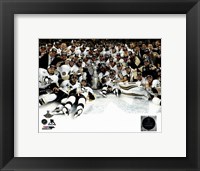 Framed Pittsburgh Penguins Celebration on Ice Game 6 of the 2016 Stanley Cup Finals