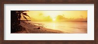 Framed Sint Maarten Sunset, Netherlands Antilles