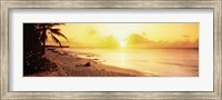 Framed Sint Maarten Sunset, Netherlands Antilles