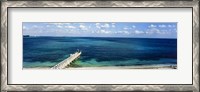 Framed Beach Pier, Nassau, Bahamas