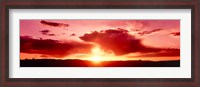 Framed Red Sunset, Arches National Park, Utah