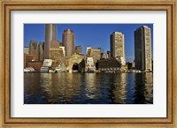 Framed Rowe's Wharf, Boston, MA