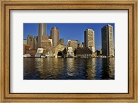 Framed Rowe's Wharf, Boston, MA