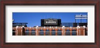 Framed Rangers Ballpark, Dallas, Texas