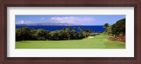 Framed Wailea Golf Club, Maui, Hawaii