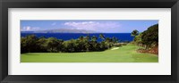 Framed Wailea Golf Club, Maui, Hawaii