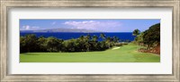 Framed Wailea Golf Club, Maui, Hawaii