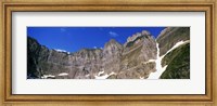 Framed Glacier National Park Mountain Range, Montana