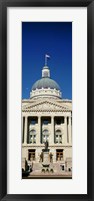 Framed Indiana State Capitol Building, Indianapolis, Indiana