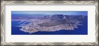 Framed Aerial View of Cape Town, South Africa