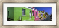Framed Colorful Houses, Cape Town, South Africa