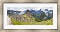 Framed Machu Picchu in the Fog, Peru