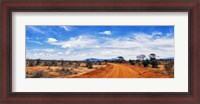 Framed Dirt Road in Tsavo East National Park, Kenya