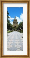 Framed State Capitol Building, Austin, Texas