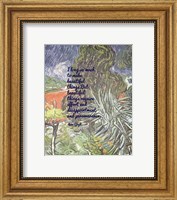 Framed Beautiful Things - Van Gogh Quote 1