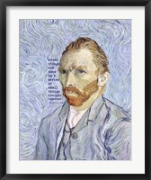 Framed Great Things -Van Gogh Quote 3