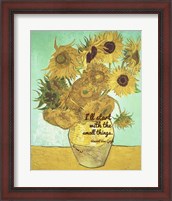 Framed Small Things - Van Gogh Quote 1